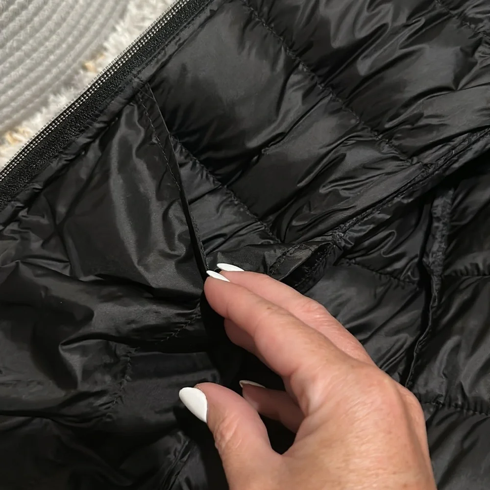 MK Women's Black Quilted Jacket - Picture 2 of 7